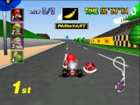 Anche Mario Kart 64 gira ad una velocità strabiliante (Pentium 2 o K6-2 + 3Dfx permettendo)