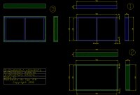 Da questo disegno, fatto con l'Auto CAD, potrete tranquillamente vedere tutte le misure delle varie tavolette di legno, che formeranno lo scheletro del joystick